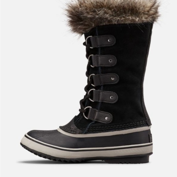 Sorel Joan of Arctic Black Snow Boots 6.5 - Picture 3 of 7